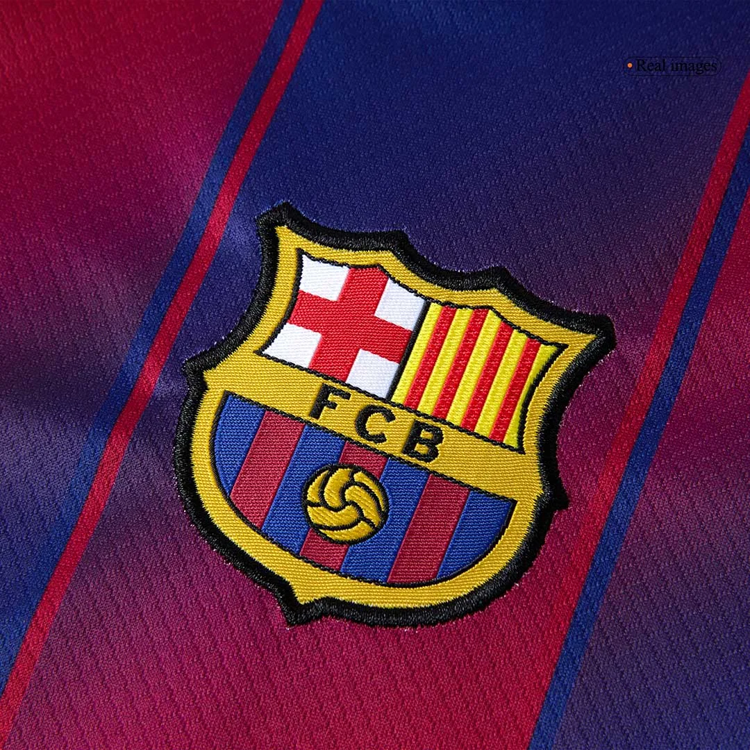 Barcelona Home Kids Soccer Jerseys Full Kit 2025/26