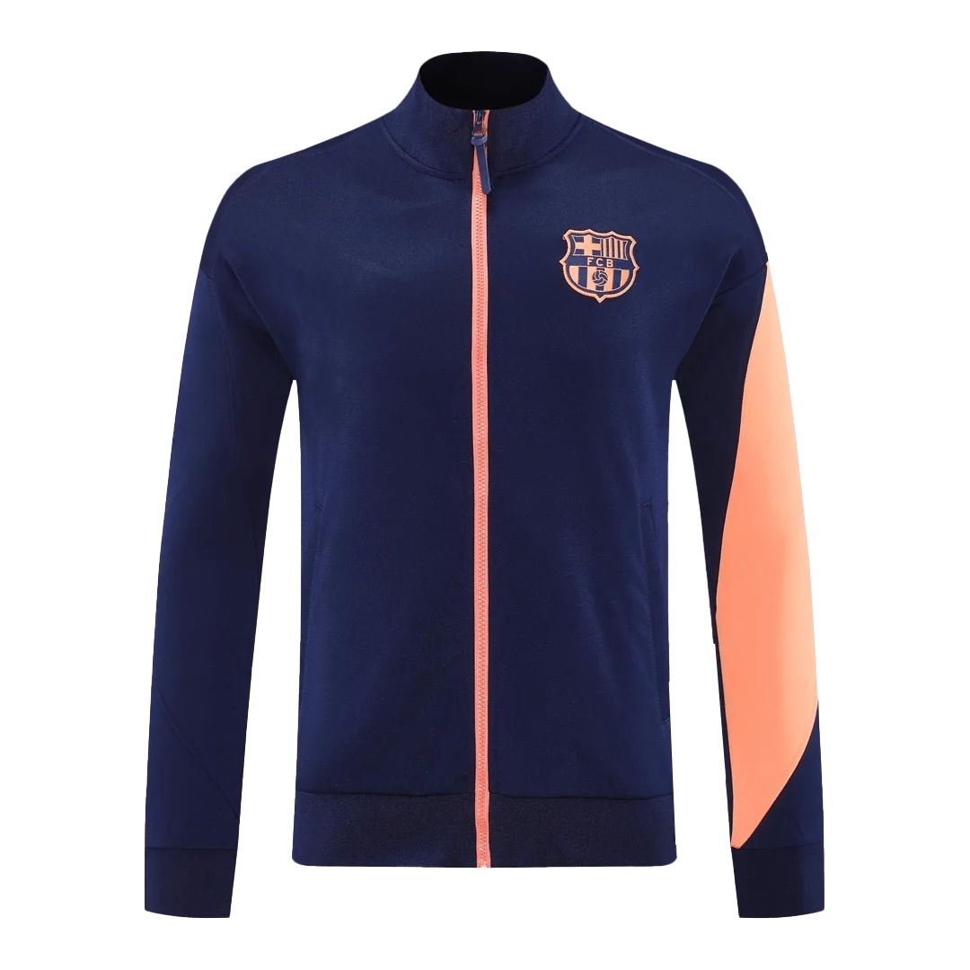 Barcelona Track Jacket 2025/26 - Navy&Orange