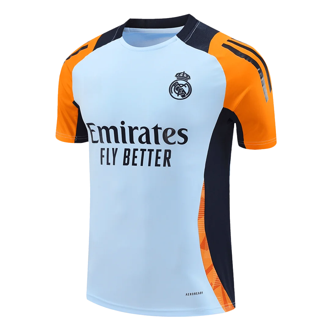 Real Madrid Pre-Match Soccer Jersey Blue