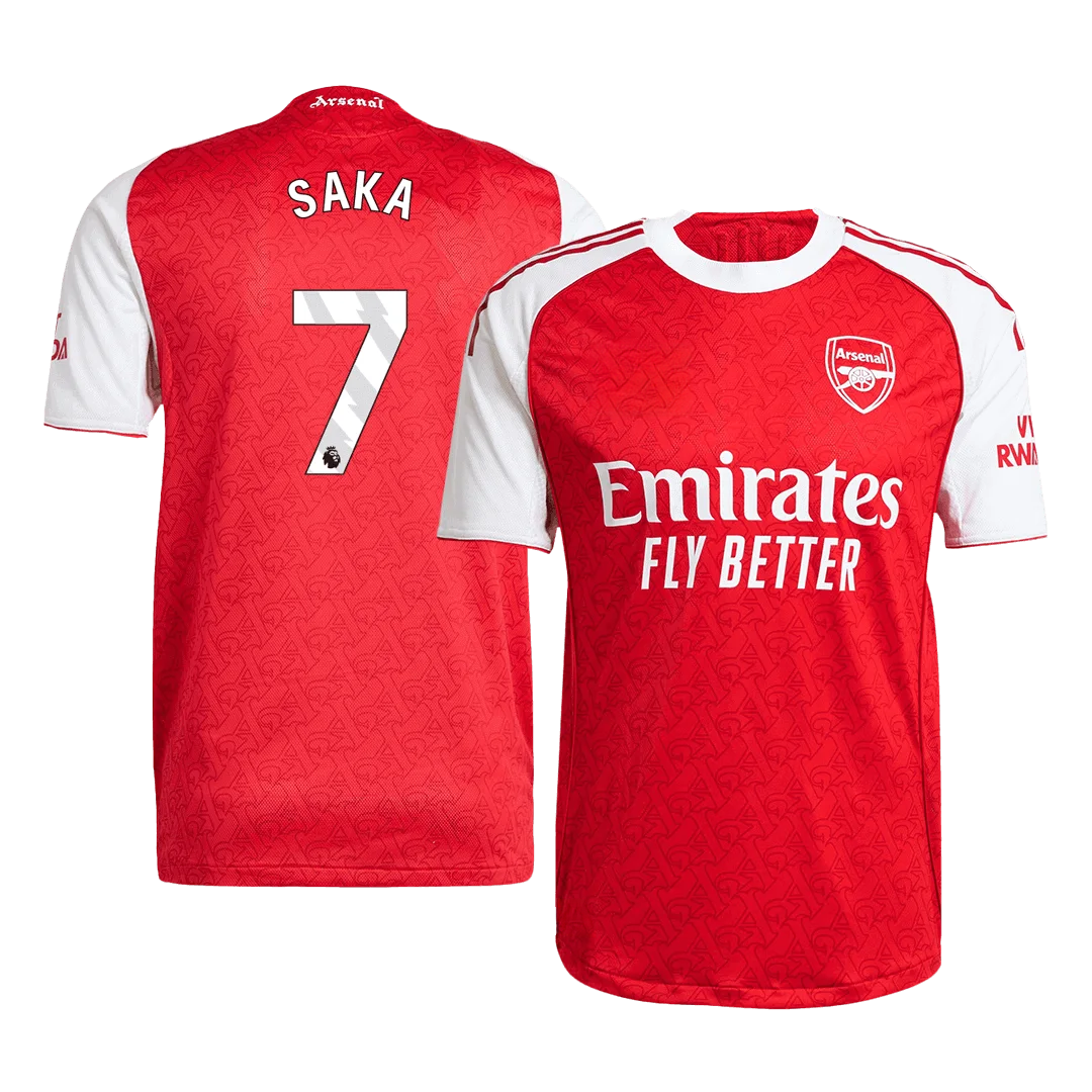 SAKA #7 Arsenal Home Player Version Jersey 2025/26