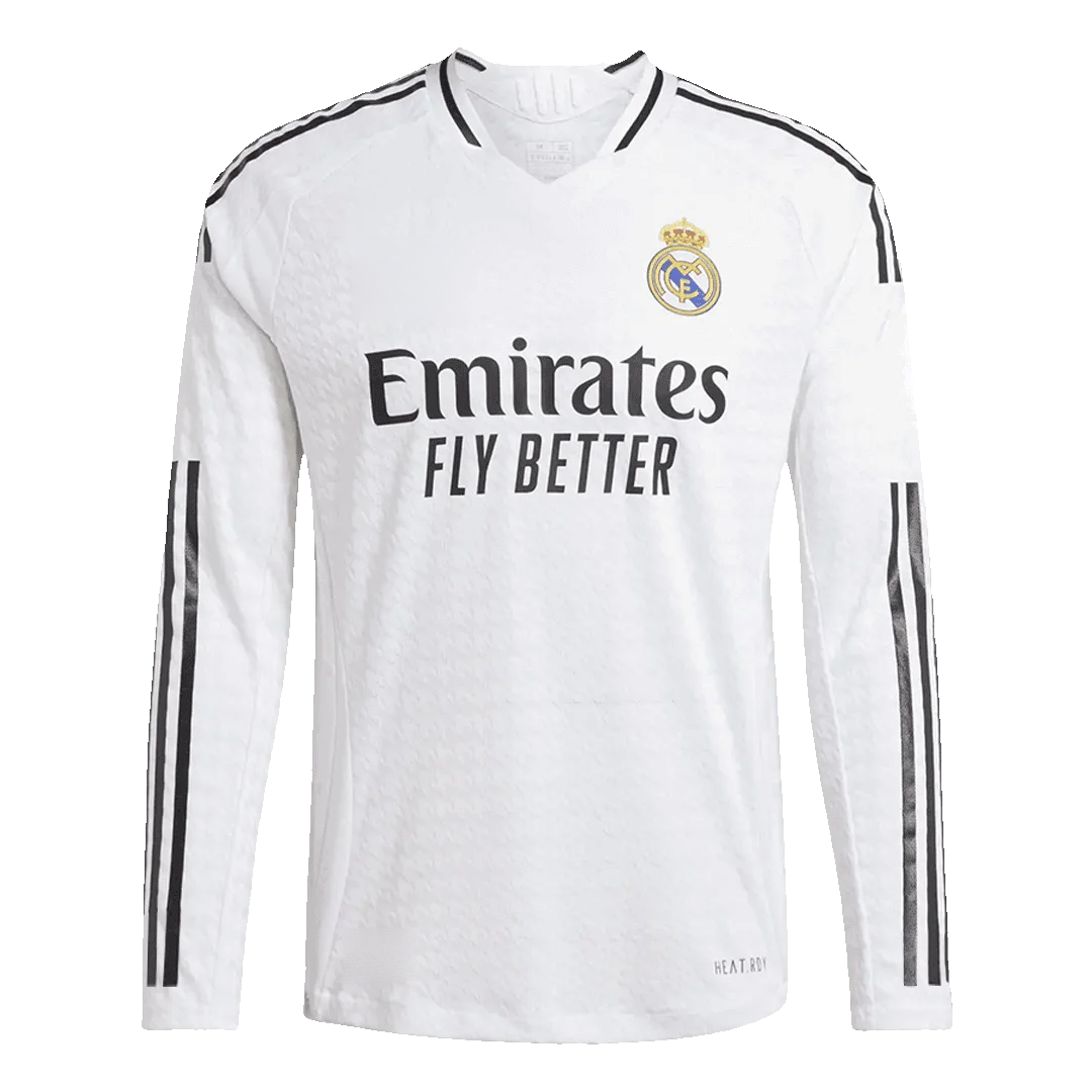 Real Madrid Home Long Sleeve Jersey