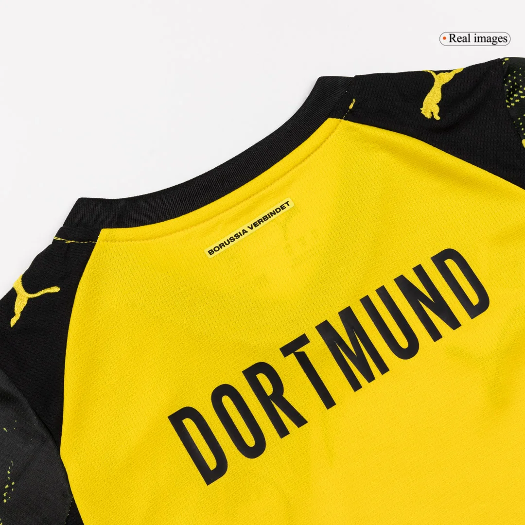 Borussia Dortmund Home Kids Soccer Jerseys Kit 2025/26