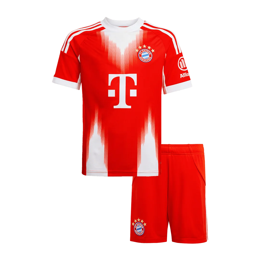 Bayern Munich Home Kids Soccer Jerseys Kit 2025/26