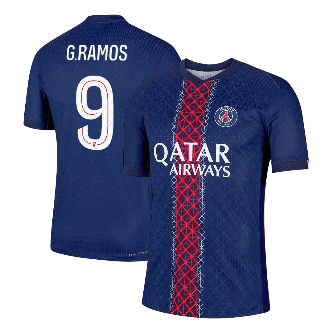 G.RAMOS #9 PSG Home Player Version Jersey 2025/26