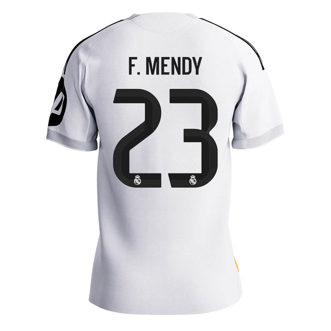 F.MENDY #23 Real Madrid Home Player Version Jersey 2025/26