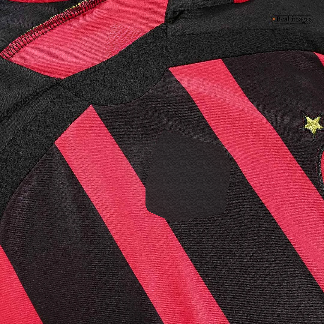 Retro Soccer Jersey AC Milan Home Long Sleeve 2006/07