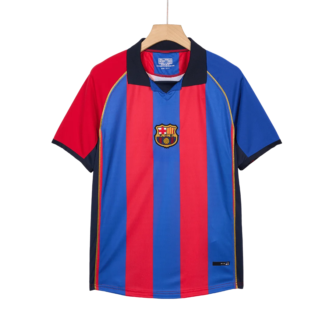 Retro Soccer Jersey Barcelona Home 2001/02