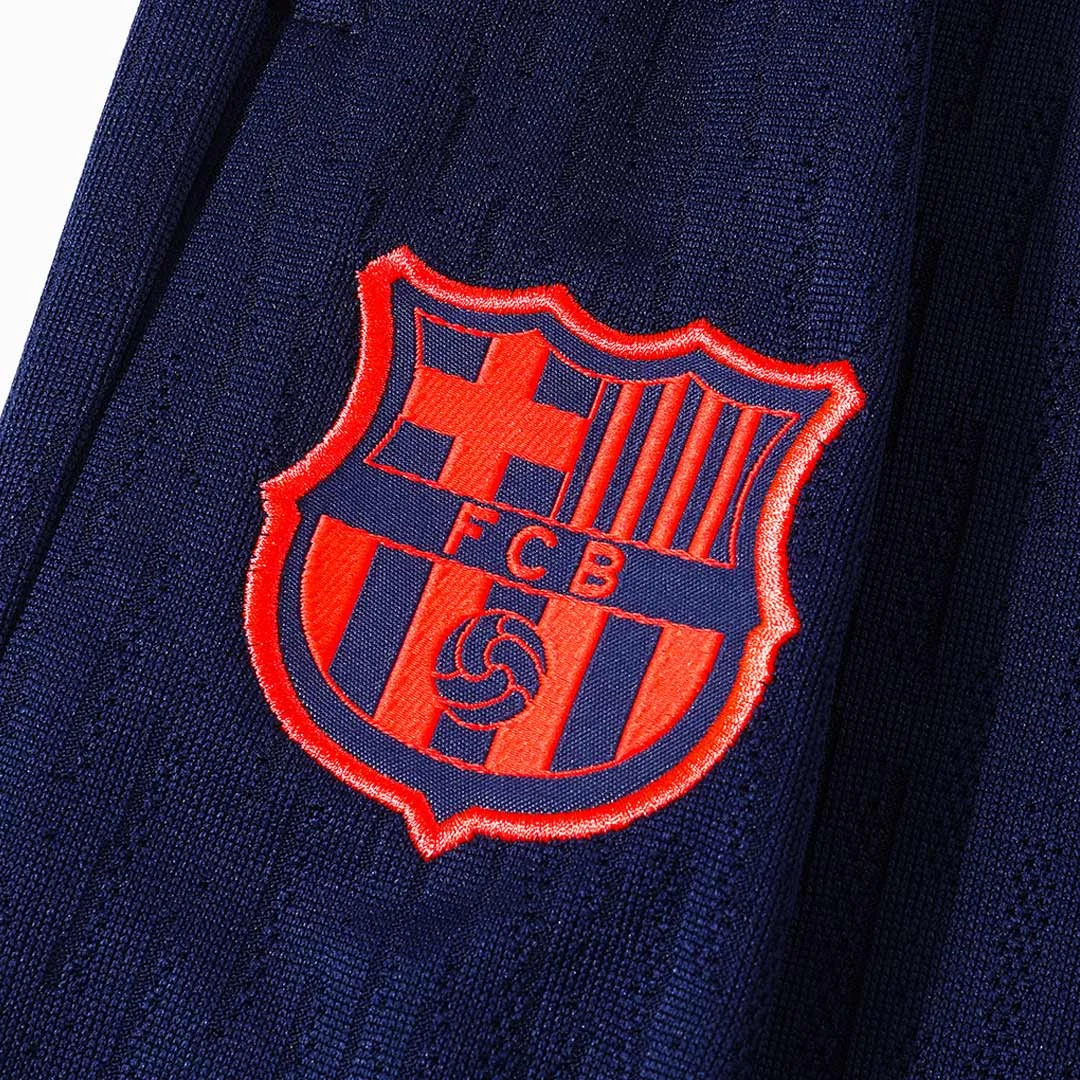 Barcelona 1/4 Zip Tracksuit 2025/26 Kids Black&Orange
