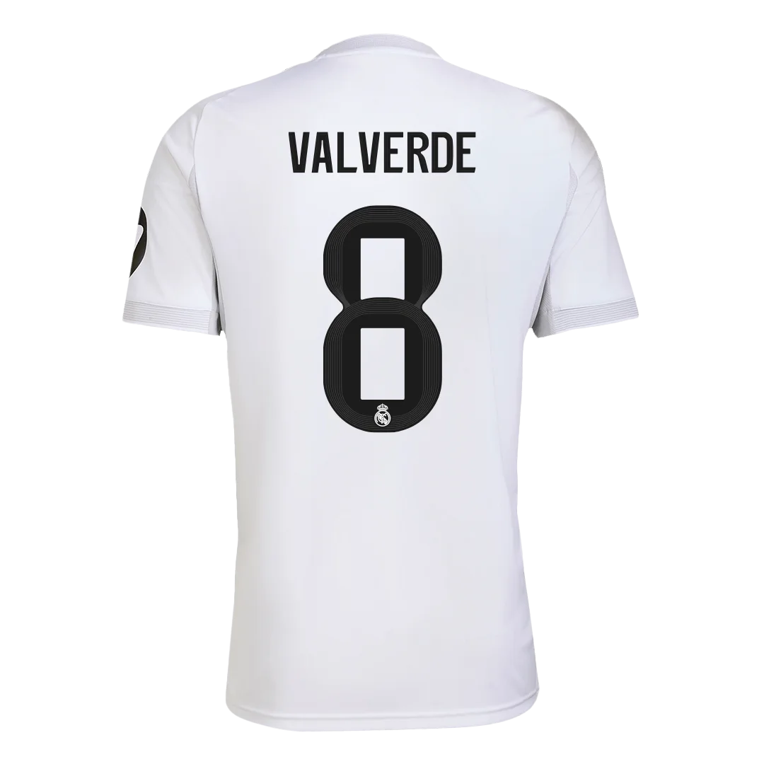 VALVERDE #8 Real Madrid Home Soccer Jersey 2025/26