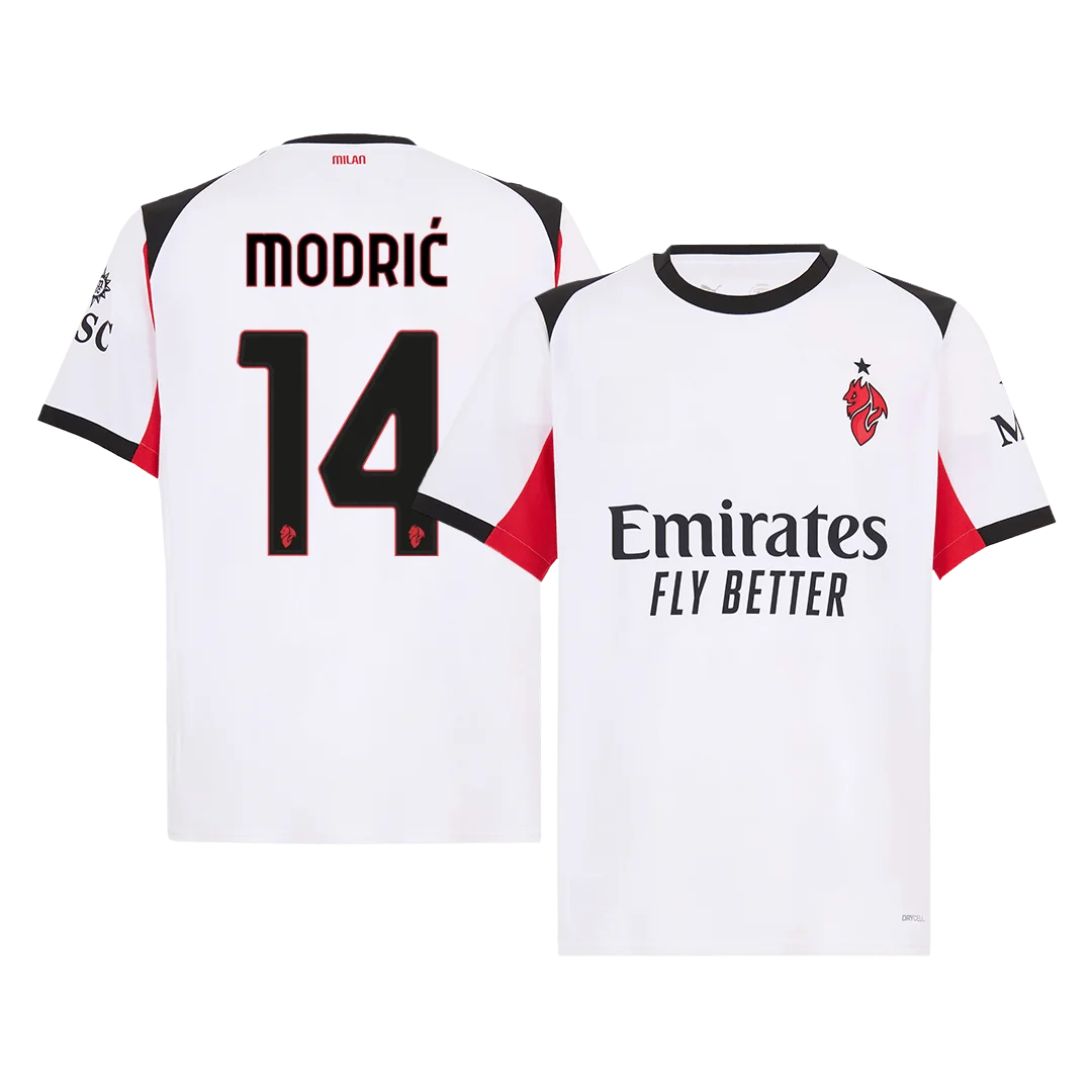 MODRIĆ #14 AC Milan Away Soccer Jersey 2025/26