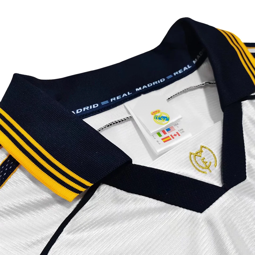 Retro Soccer Jersey RAUL #7 Real Madrid Home 1999/00