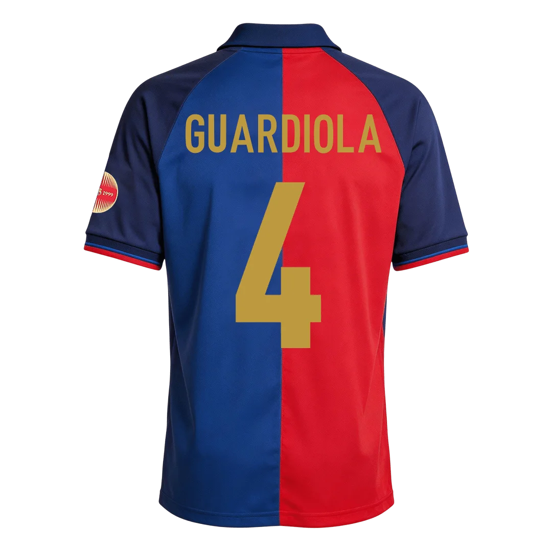 Retro Soccer Jersey GUARDIOLA #4 Barcelona Home 1999/00
