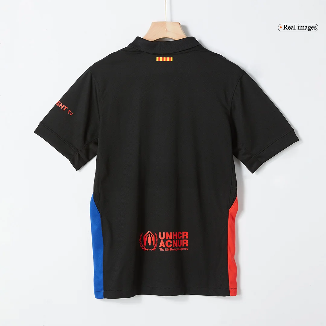Barcelona Away Soccer Jersey – Spotify Logo Without Text