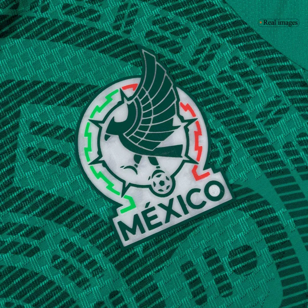 Mexico Home Long Sleeve Player Version Jersey World Cup 2026