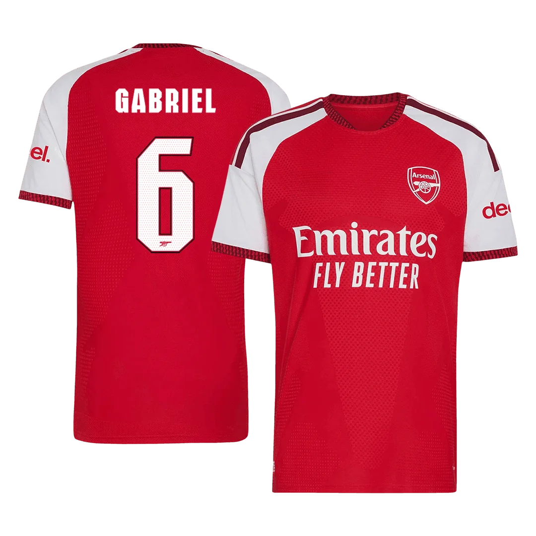 GABRIEL #6 Arsenal Home Player Version Jersey 2026/27 - UCL