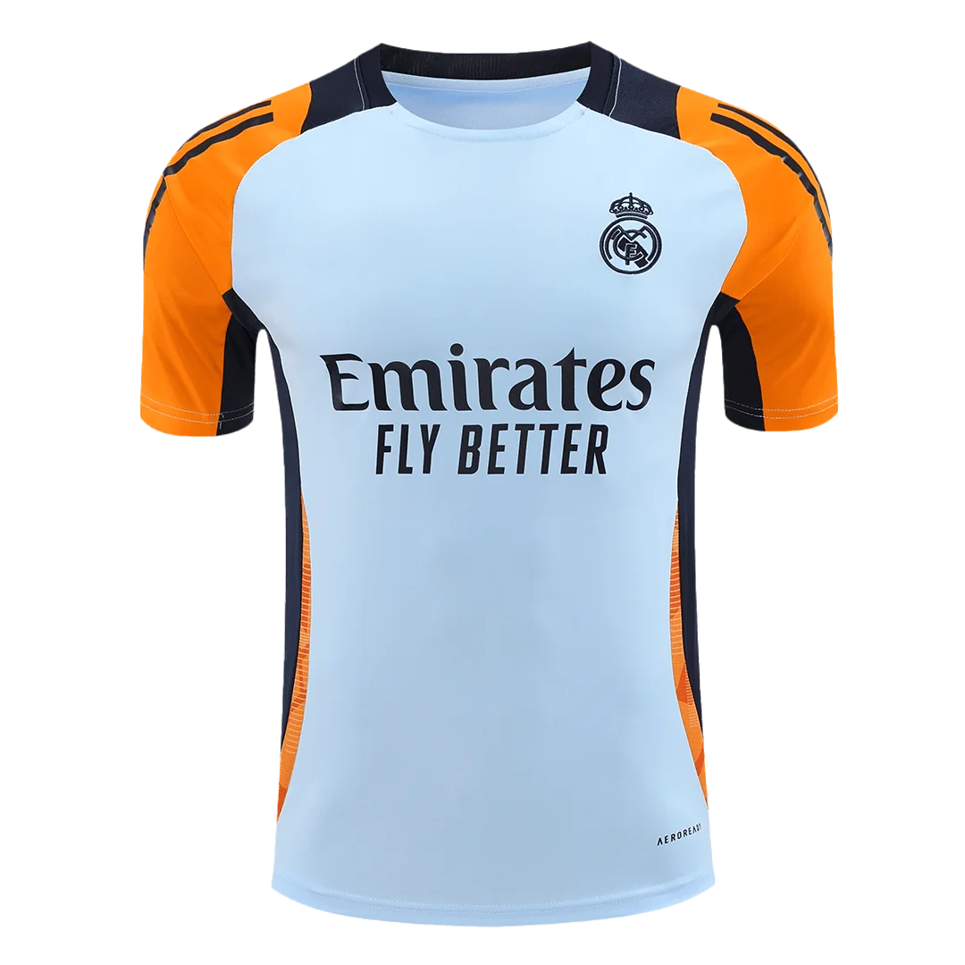 Real Madrid Pre-Match Soccer Jersey Blue