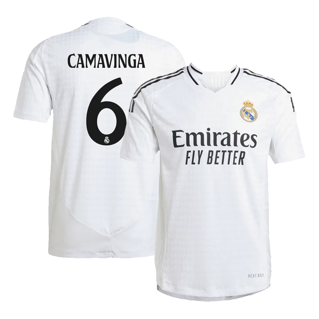 CAMAVINGA #6 Real Madrid Home Player Version Jersey