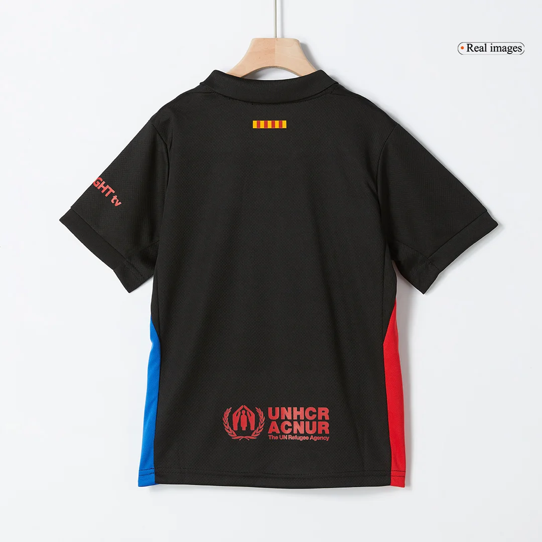 Barcelona Away Kids Soccer Jerseys Kit