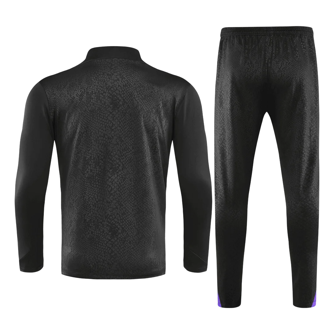 Barcelona 1/4 Zip Tracksuit 2025/26 Kids Black
