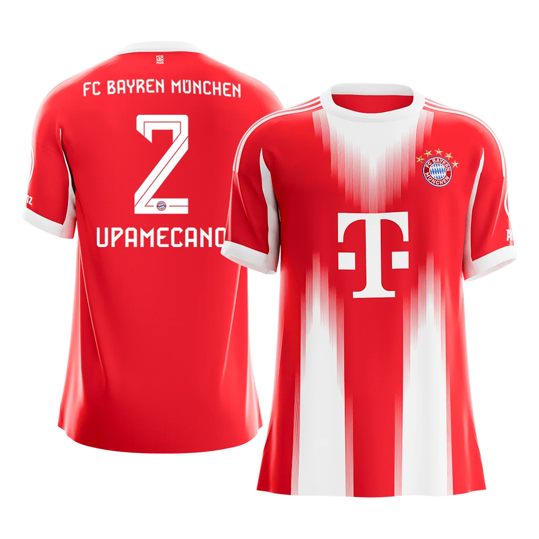 UPAMECANO #2 Bayern Munich Home Soccer Jersey 2025/26