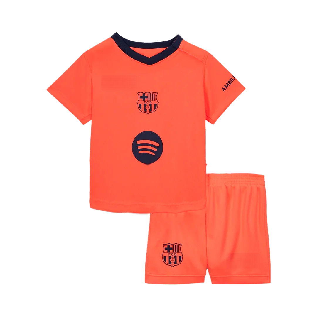 Barcelona Third Away Kids Soccer Jerseys Kit 2025/26