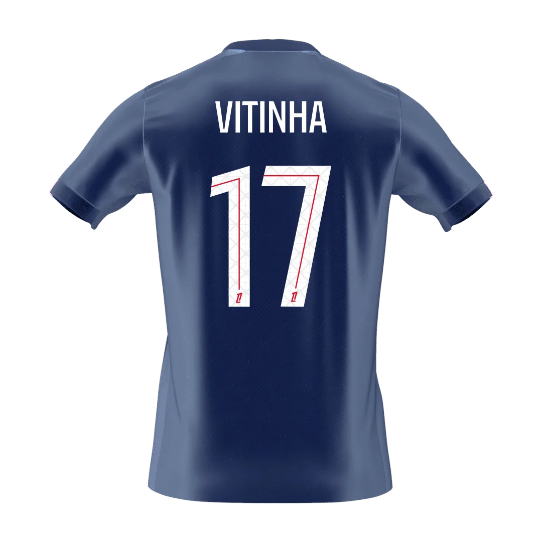 VITINHA #17 PSG Home Soccer Jersey 2025/26