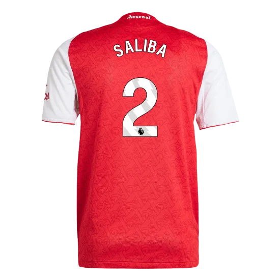 SALIBA #2 Arsenal Home Player Version Jersey 2025/26