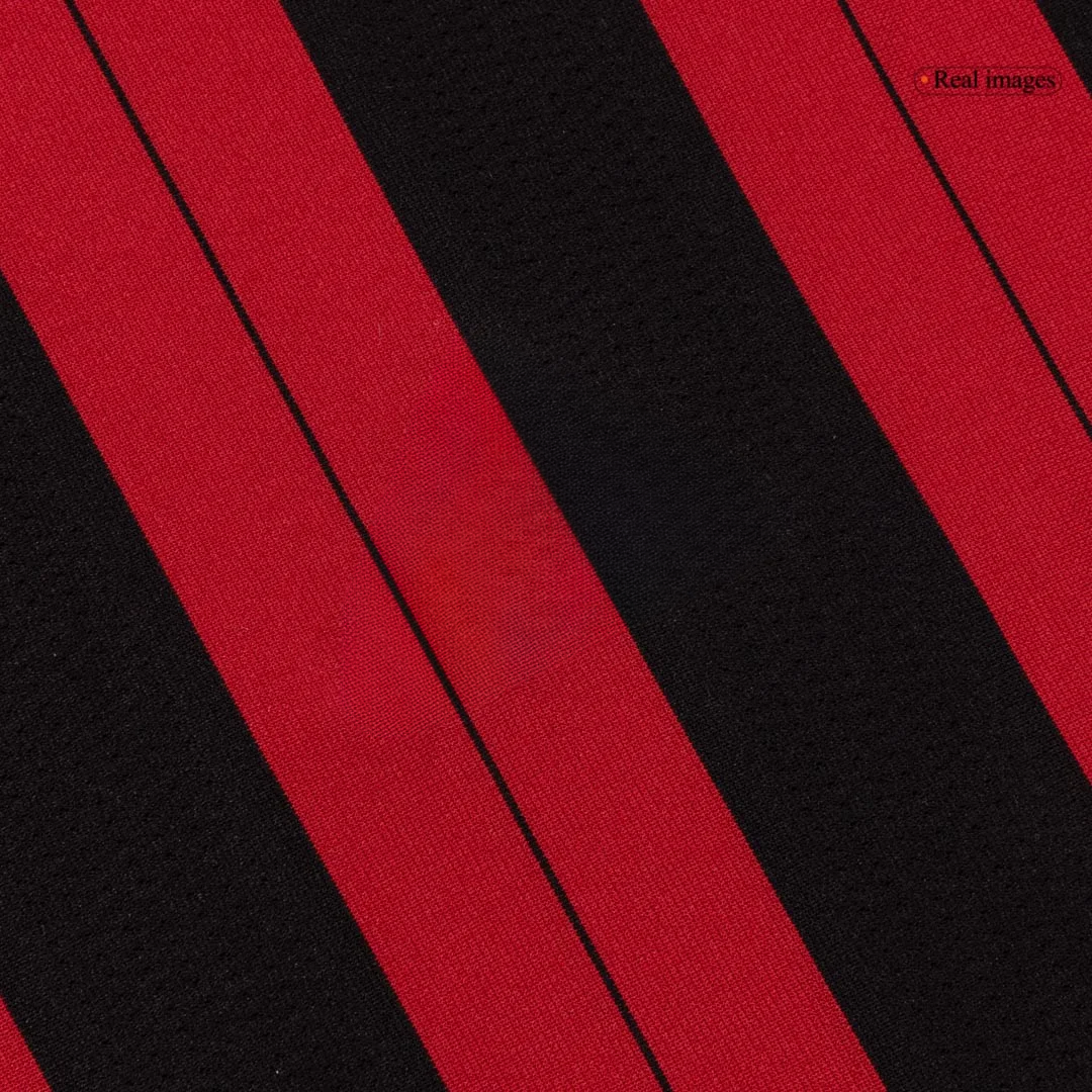 Retro Soccer Jersey AC Milan Home Long Sleeve 2013/14