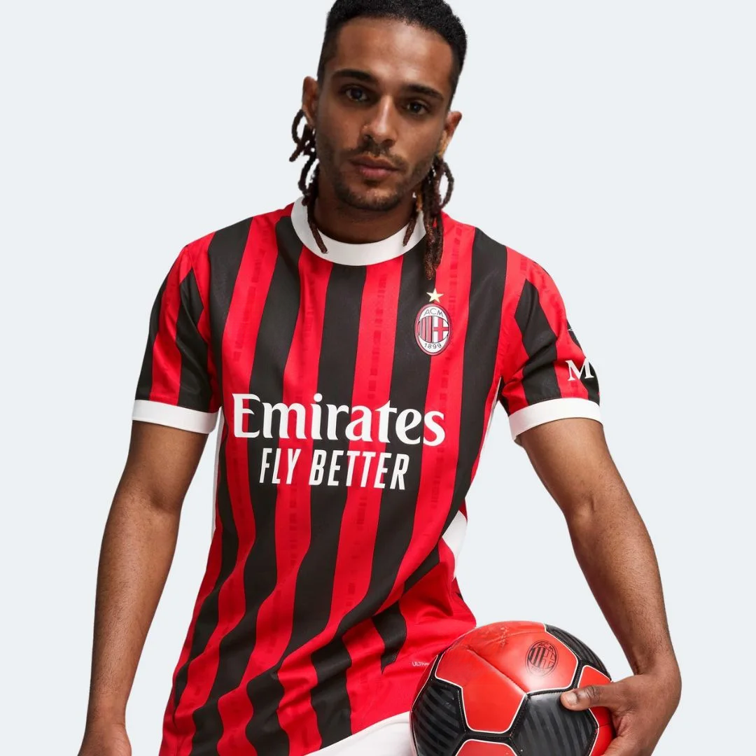 AC Milan Home Authentic Soccer Jersey