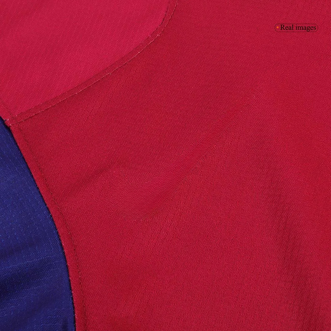 LEWANDOWSKI #9 Barcelona Home Soccer Jersey – Spotify Logo Without Text
