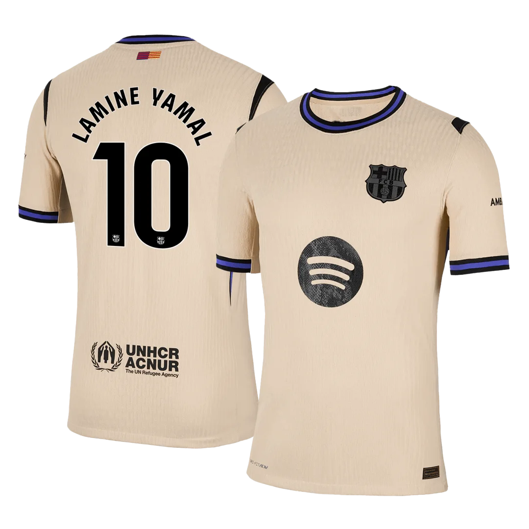 LAMINE YAMAL #10 Barcelona Away Player Version Jersey 2025/26