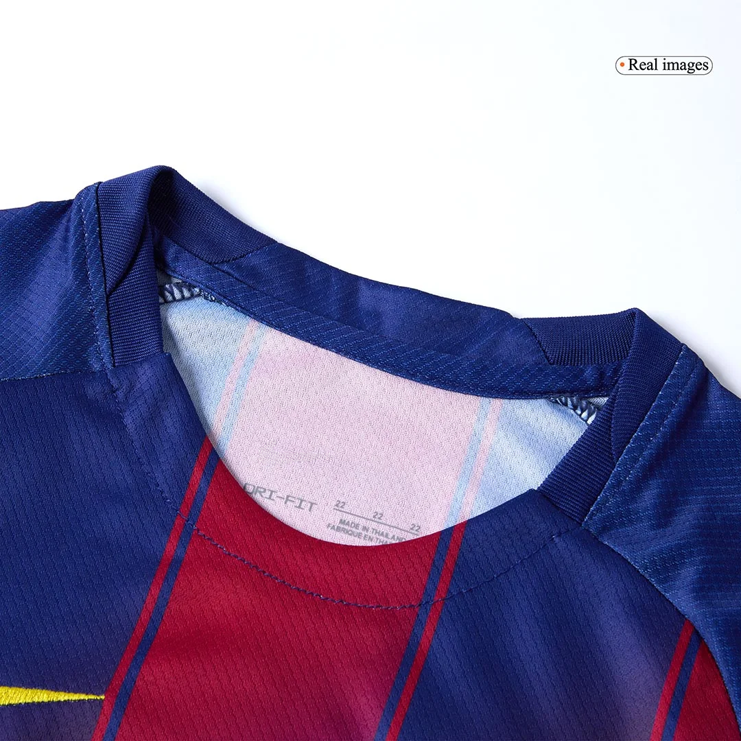 Barcelona Home Kids Soccer Jerseys Full Kit 2025/26