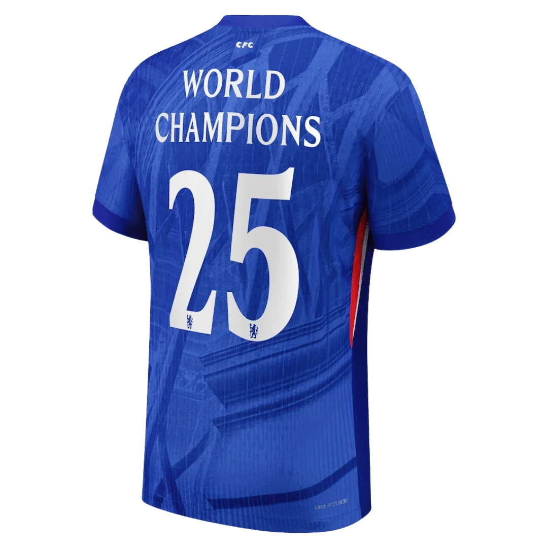 WORLD CHAMPIONS #25 Chelsea Home Player Version Jersey 2025/26