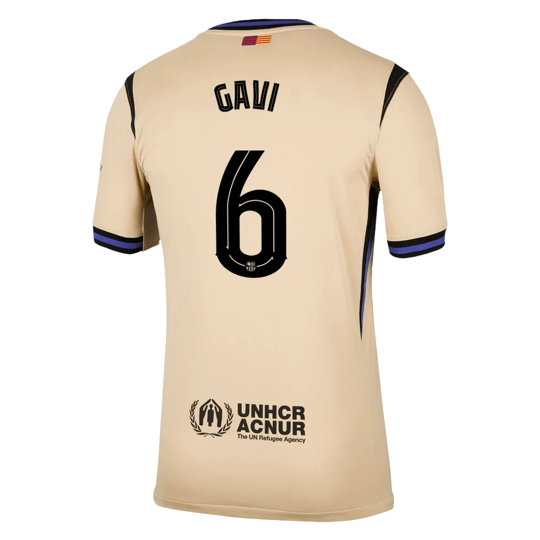 GAVI #6 Barcelona Away Soccer Jersey 2025/26 -UCL