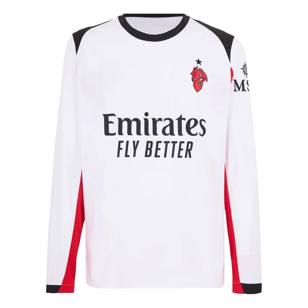 AC Milan Away Long Sleeve Jersey 2025/26
