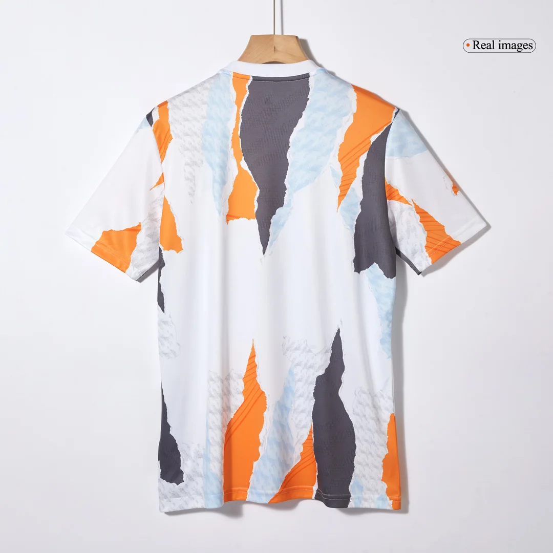 Real Madrid Pre-Match Soccer Jersey White