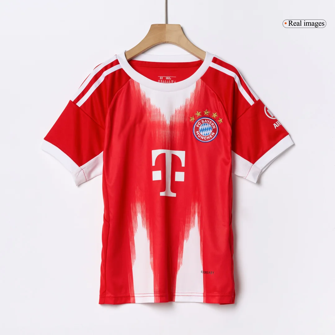Bayern Munich Home Kids Soccer Jerseys Kit 2025/26