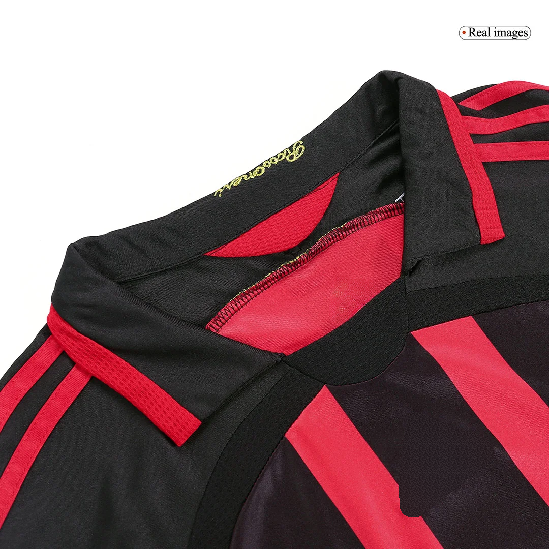 Retro Soccer Jersey AC Milan Home Long Sleeve 2006/07