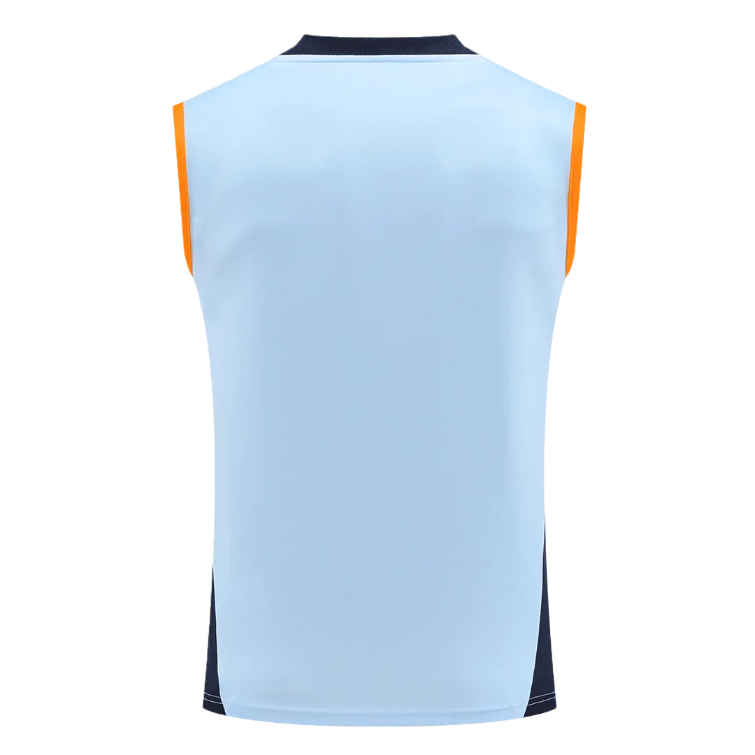 Real Madrid Pre-Match Sleeveless Top Blue