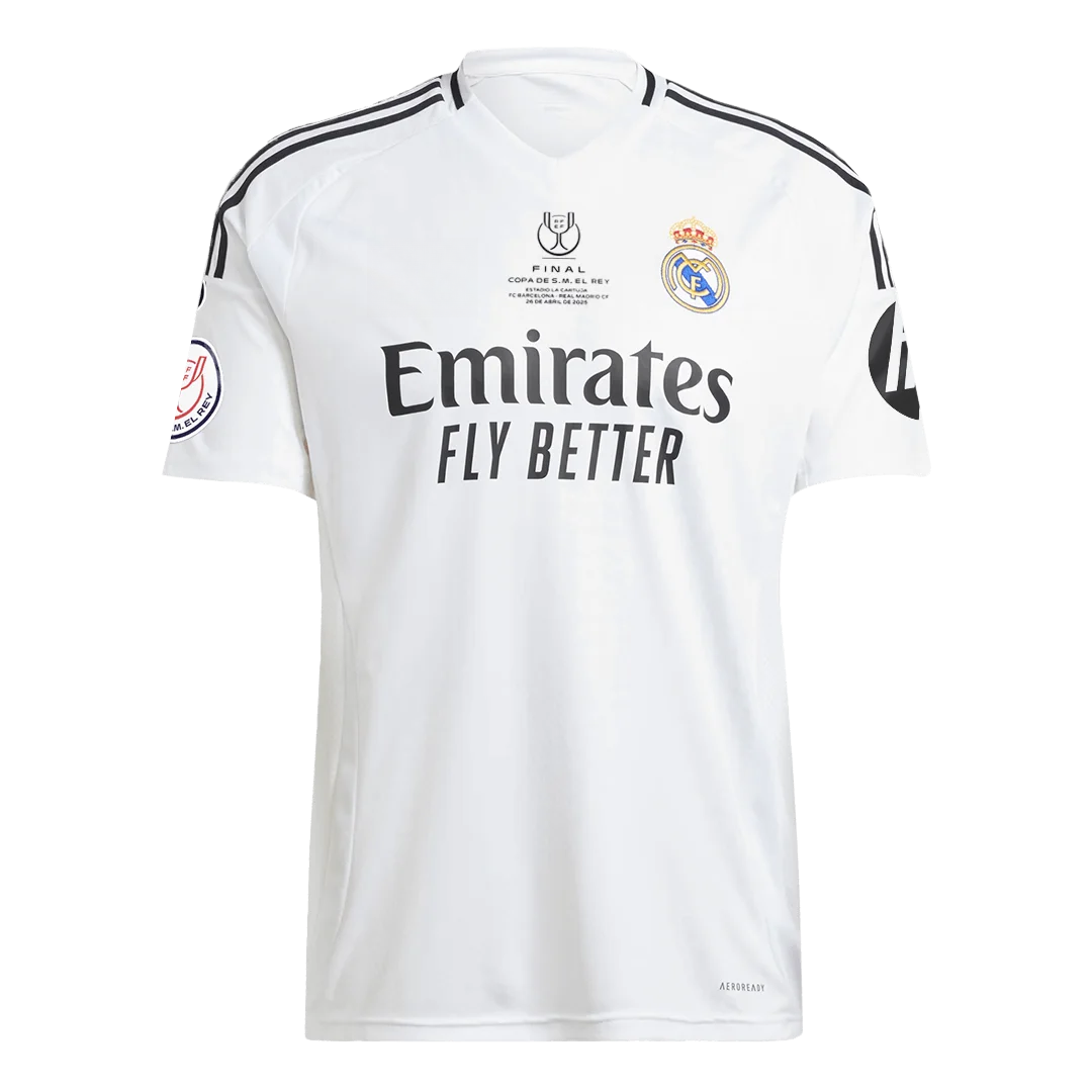 Real Madrid Home Soccer Jersey - Copa del Rey Final