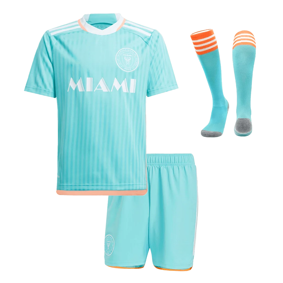 Inter Miami CF Third Away Kids Soccer Jerseys Full Kit