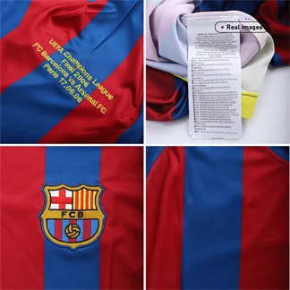 Retro Soccer Jersey MESSI #30 Barcelona Home 2005/06 – UCL Final