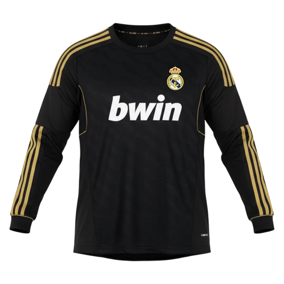 Retro Soccer Jersey Real Madrid Away Long Sleeve 2011/12