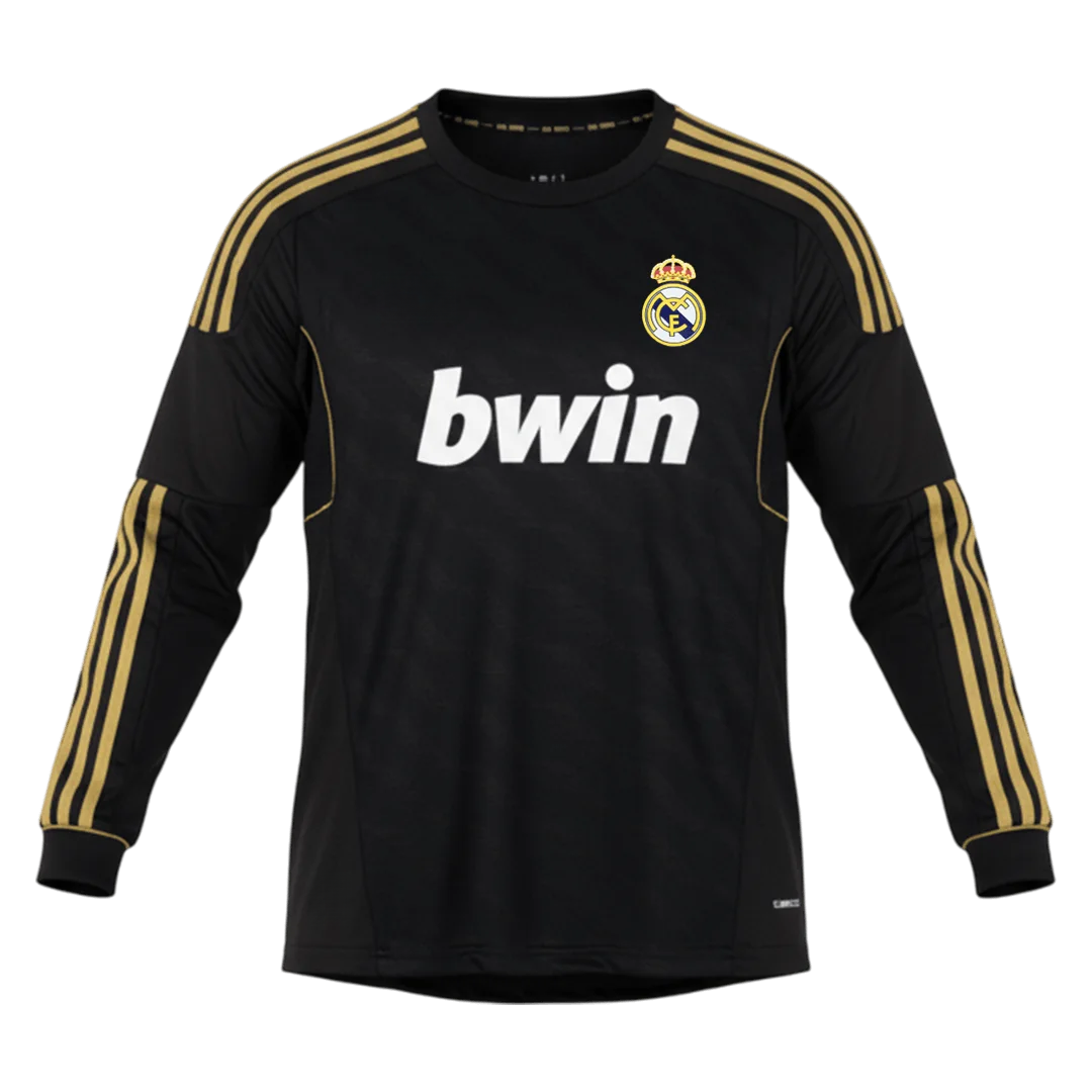 Retro Soccer Jersey Real Madrid Away Long Sleeve 2011/12