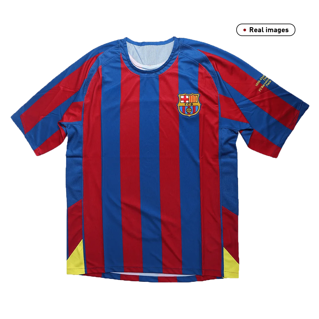 Retro Soccer Jersey Barcelona Home 2005/06 – UCL