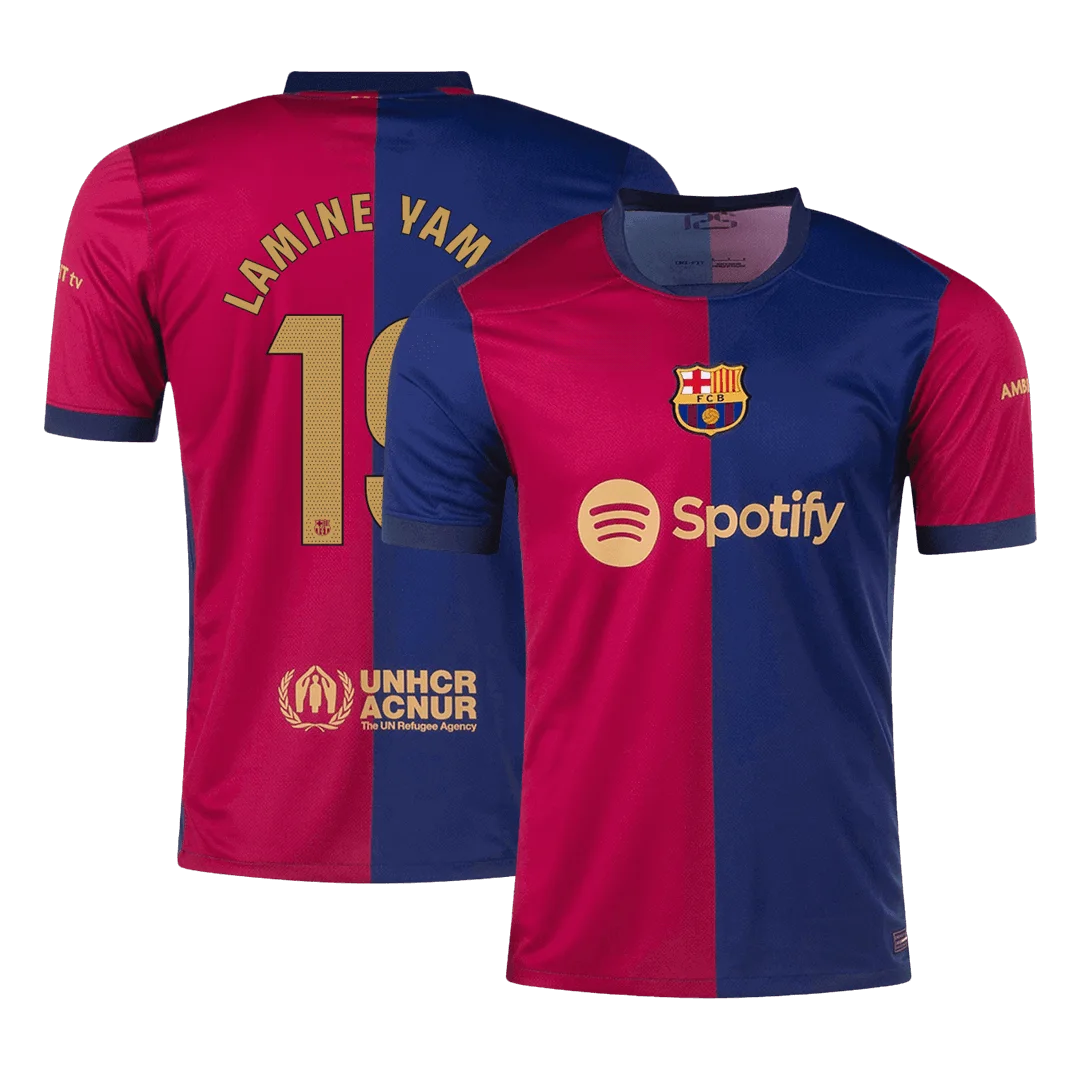 LAMINE YAMAL #19 Barcelona Home Soccer Jersey