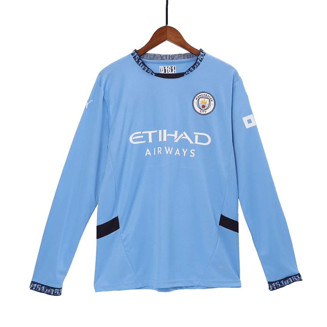 Manchester City Home Long Sleeve Jersey