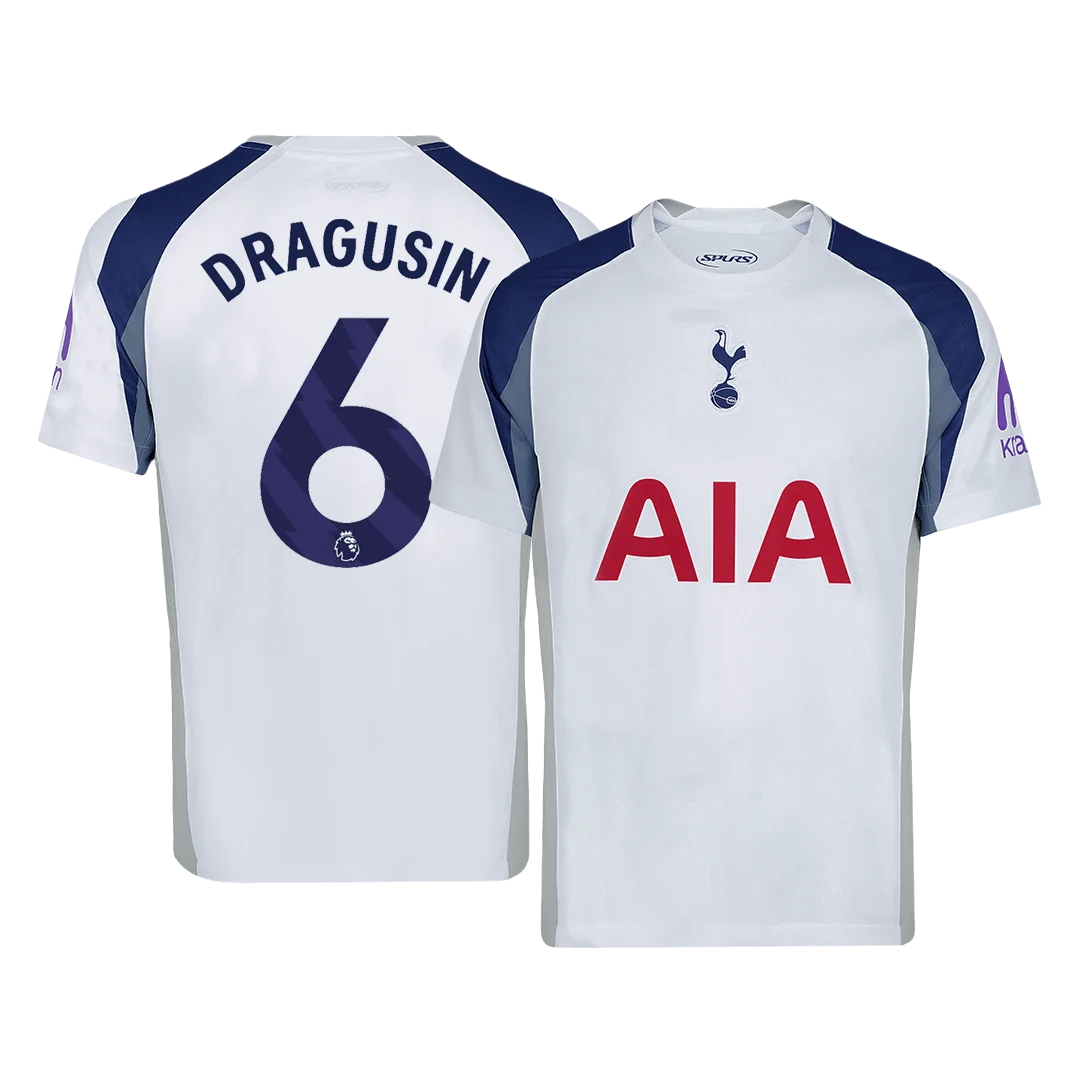 DRAGUSIN #6 Tottenham Hotspur Home Soccer Jersey 2025/26