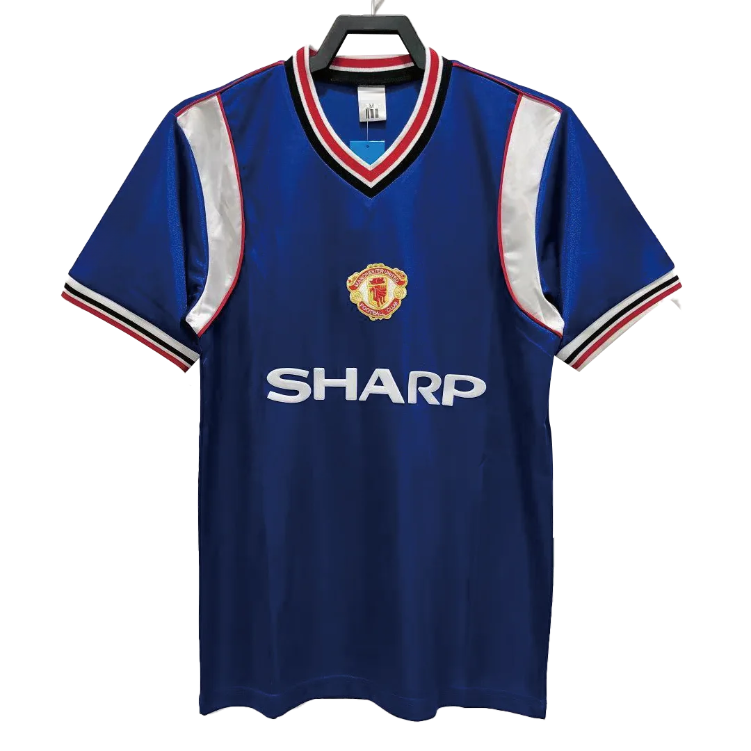 Retro Soccer Jersey Manchester United Third Away 1985