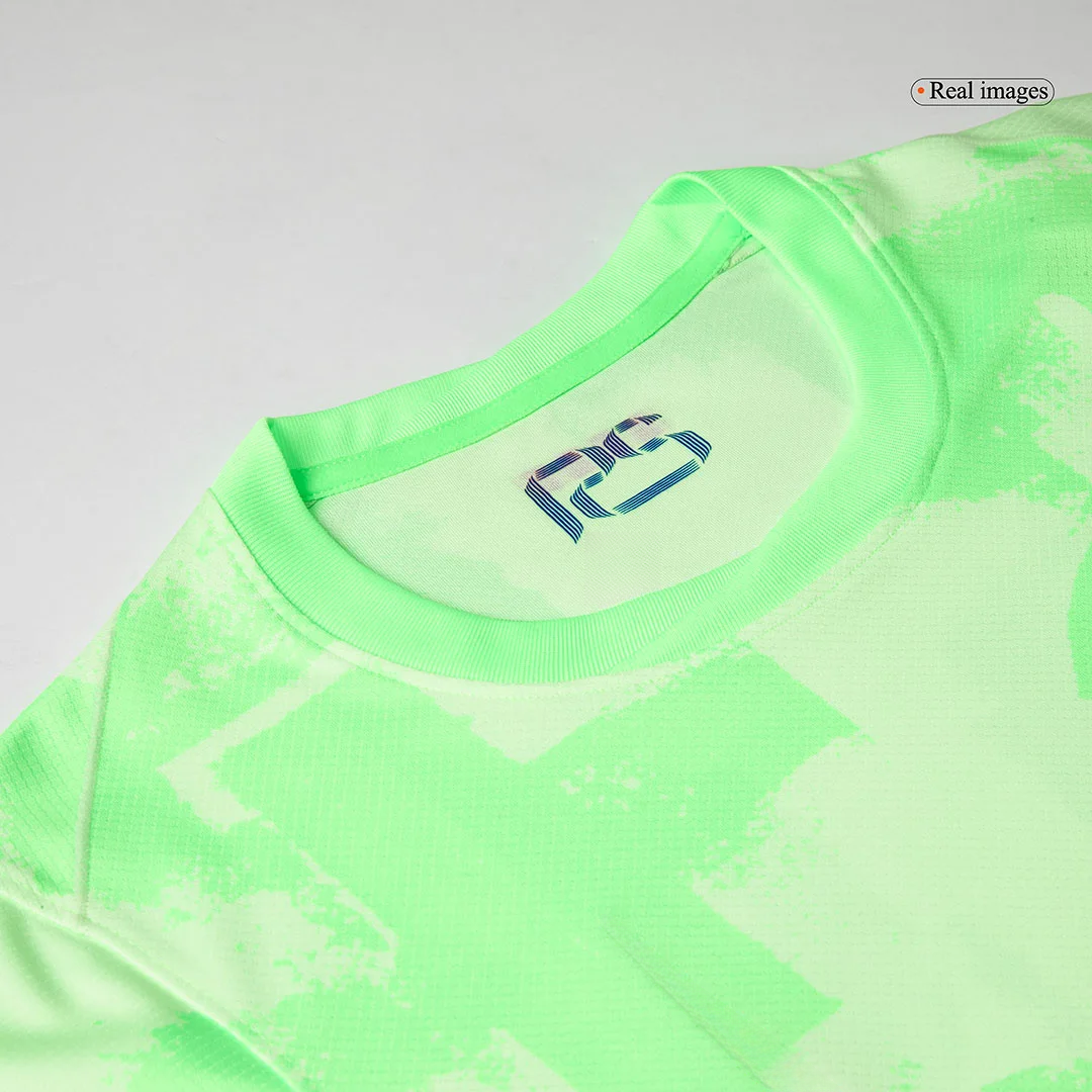 LEWANDOWSKI #9 Barcelona Third Away Soccer Jersey – UCL(Spotify Logo Without Text)